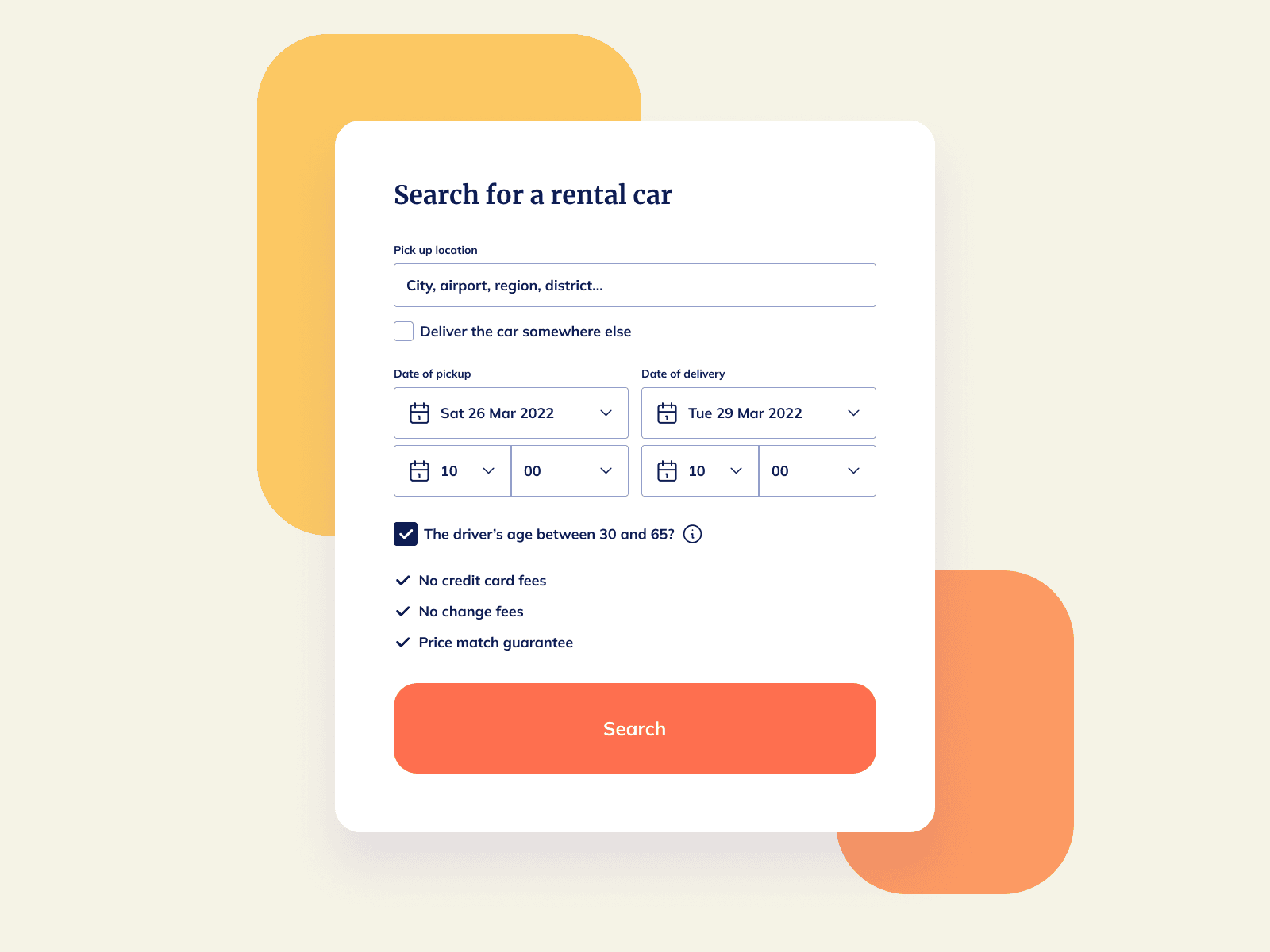 Car Rental Search